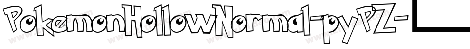 PokemonHollowNormal-pyPZ字体转换