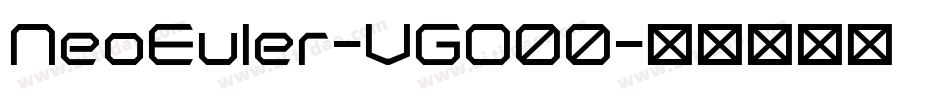 NeoEuler-VGO00字体转换