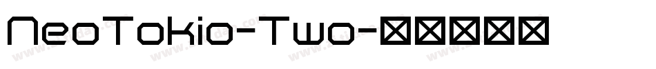 NeoTokio-Two字体转换