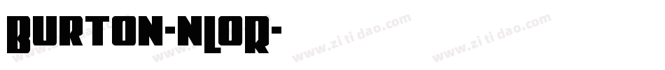 Burton-nLoR字体转换
