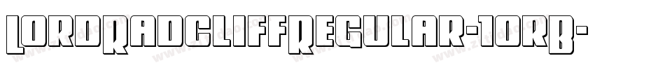 LordRadcliffRegular-10rB字体转换