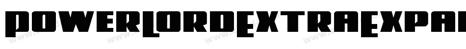 PowerLordExtraExpanded-mzOa字体转换