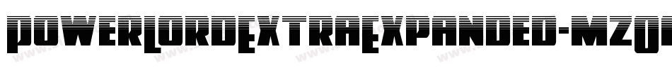 PowerLordExtraExpanded-mzOa字体转换