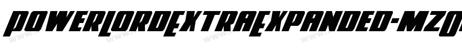 PowerLordExtraExpanded-mzOa字体转换