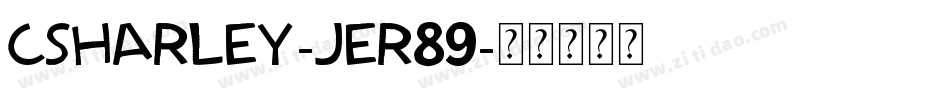 CsHarley-jEr89字体转换