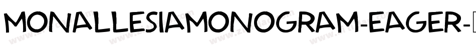MonallesiaMonogram-EaGEr字体转换