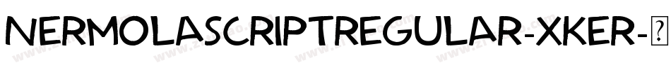 NermolaScriptRegular-xKEr字体转换
