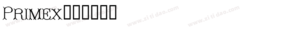 Primex字体转换