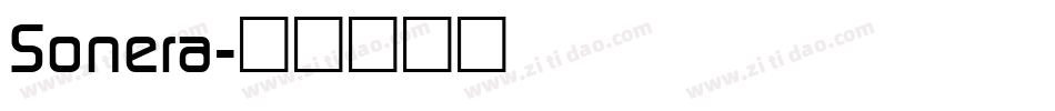 Sonera字体转换