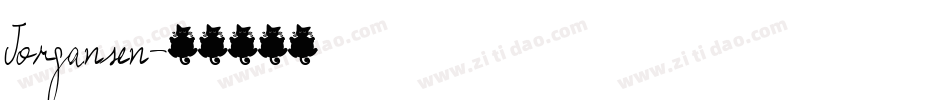 Jorgansen字体转换