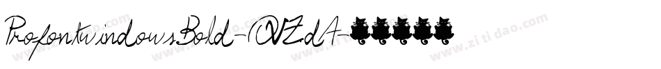 ProfontwindowsBold-OVZdA字体转换