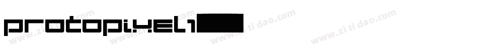 ProtoPixel1字体转换