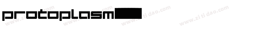Protoplasm字体转换