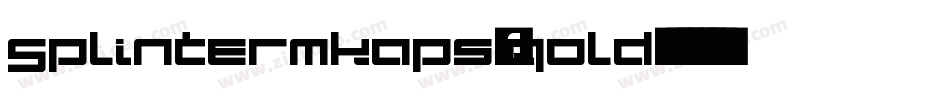 Splintermkaps-q0Ld字体转换