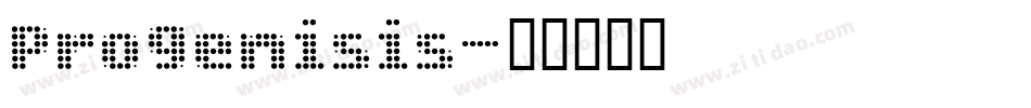 progenisis字体转换