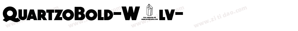QuartzoBold-W9lv字体转换