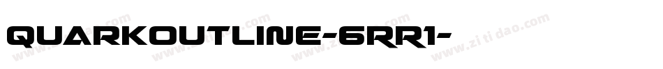 QuarkOutline-6RR1字体转换