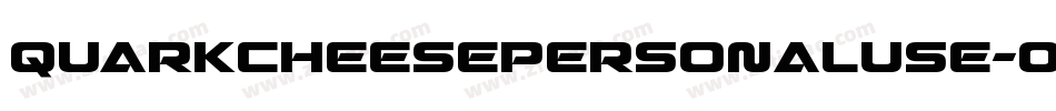QuarkcheesePersonaluse-0Wlpr字体转换