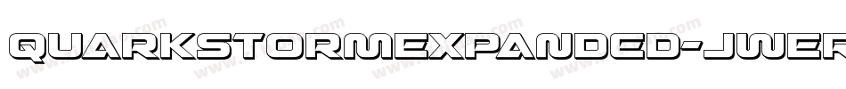 QuarkStormExpanded-jwER字体转换