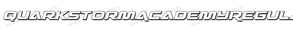 QuarkStormAcademyRegular-DvOW字体转换