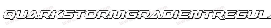 QuarkStormGradientRegular-WxzE字体转换