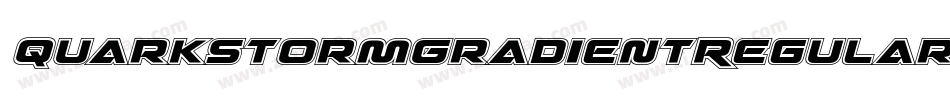 QuarkStormGradientRegular-WxzE字体转换