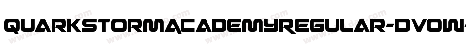 QuarkStormAcademyRegular-DvOW字体转换