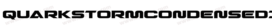 QuarkStormCondensedItalic-GmOq字体转换