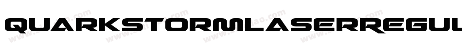 QuarkStormLaserRegular-O0Z4字体转换