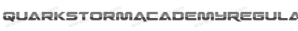 QuarkStormAcademyRegular-DvOW字体转换