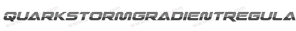 QuarkStormGradientRegular-WxzE字体转换