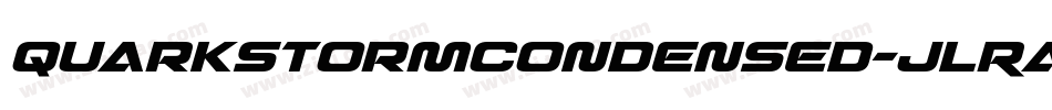 QuarkStormCondensed-JLRa字体转换