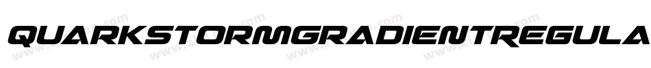QuarkStormGradientRegular-WxzE字体转换