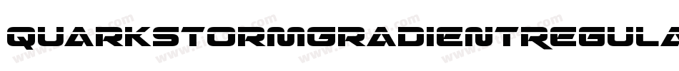 QuarkStormGradientRegular-WxzE字体转换