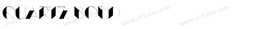 Quartz-Bold字体转换