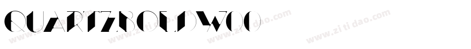 QuartzBolDW00字体转换