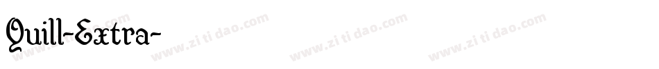 Quill-Extra字体转换