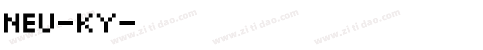 NEU-KY字体转换