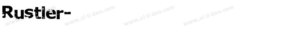 Rustler字体转换