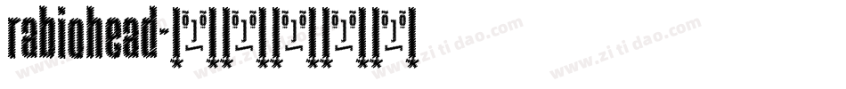 rabiohead字体转换
