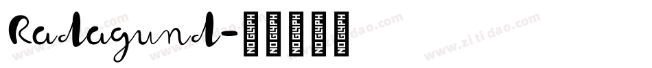 Radagund字体转换