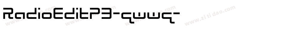 RadioEditP3-qwwq字体转换