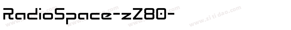 RadioSpace-zZ80字体转换