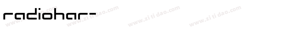 radiohar字体转换