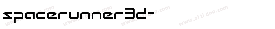 spacerunner3d字体转换