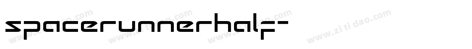 spacerunnerhalf字体转换