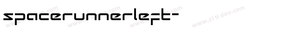spacerunnerleft字体转换
