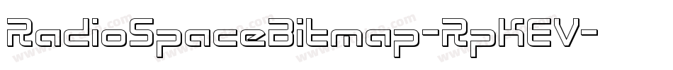RadioSpaceBitmap-RpKEV字体转换 RadioSpaceBitmap-RpKEV字体转换