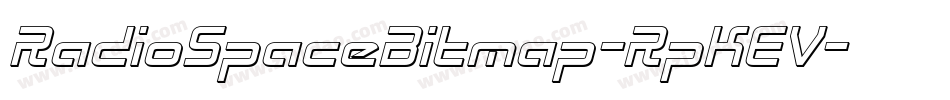 RadioSpaceBitmap-RpKEV字体转换 RadioSpaceBitmap-RpKEV字体转换