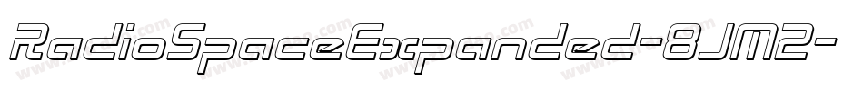 RadioSpaceExpanded-8JM2字体转换 RadioSpaceExpanded-8JM2字体转换